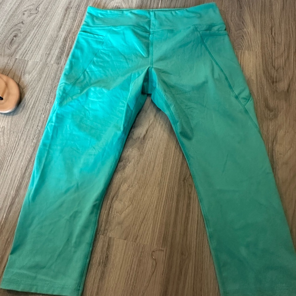 Green Fila leggings